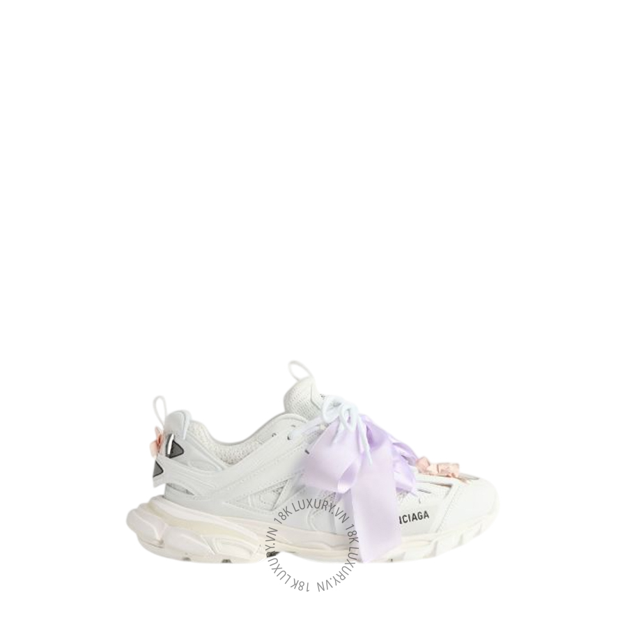 Giày Thể Thao Balenciaga Women's Track Bow Sneaker in White/pink 542436WTRBW9050 BCA704