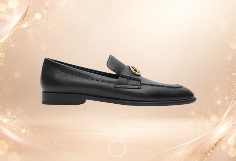 Mẫu giày Burberry Leather Opal Loafers