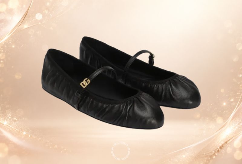 Mẫu giày Dolce & Gabbana Nappa Leather Ballet Flats
