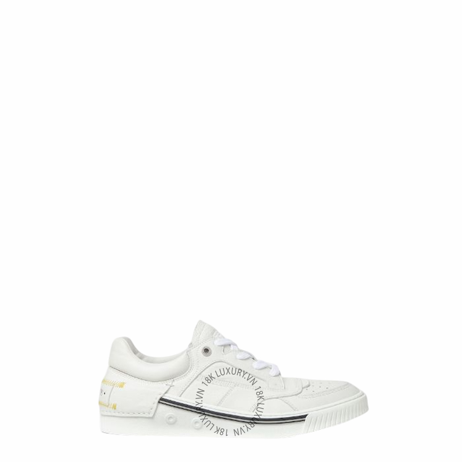 Giày thể thao Fendi Fender Sneakers White leather 7E195886PF1XJI NGFD128