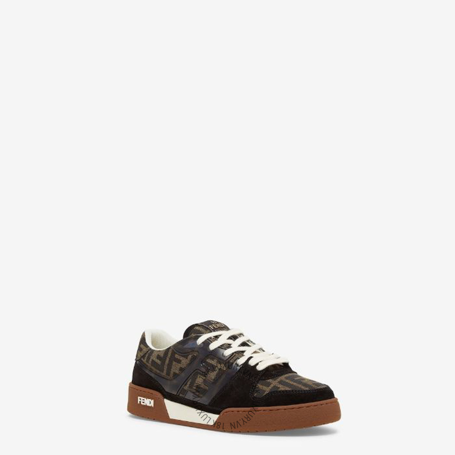 Giày thể thao Fendi Match Canvas low-tops with black suede 8E8470AQ6IF17JT NGFD023