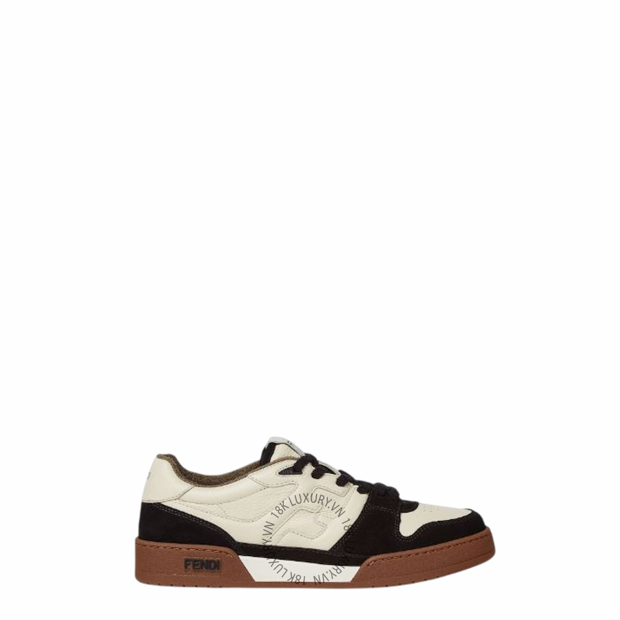 Giày thể thao Fendi Match Sneakers Low tops in black suede 7E1493AHH2F1FZB NGFD132