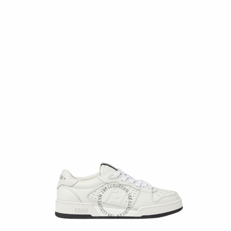 Giày thể thao Fendi Match sneakers White leather low-tops 8E9084B17VF1XJV NGFD041