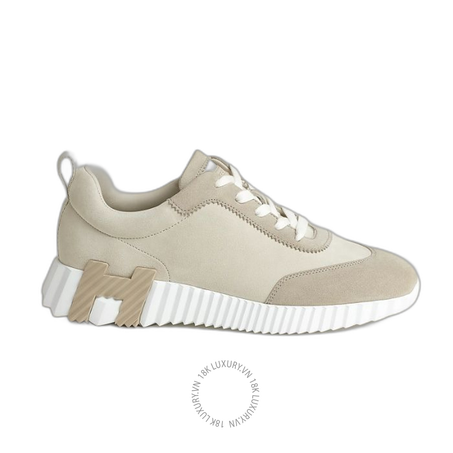Giày thể thao Hermes Bouncing sneaker Beige Glaise / Beige Esquisse H231004Z F8365 MHM531