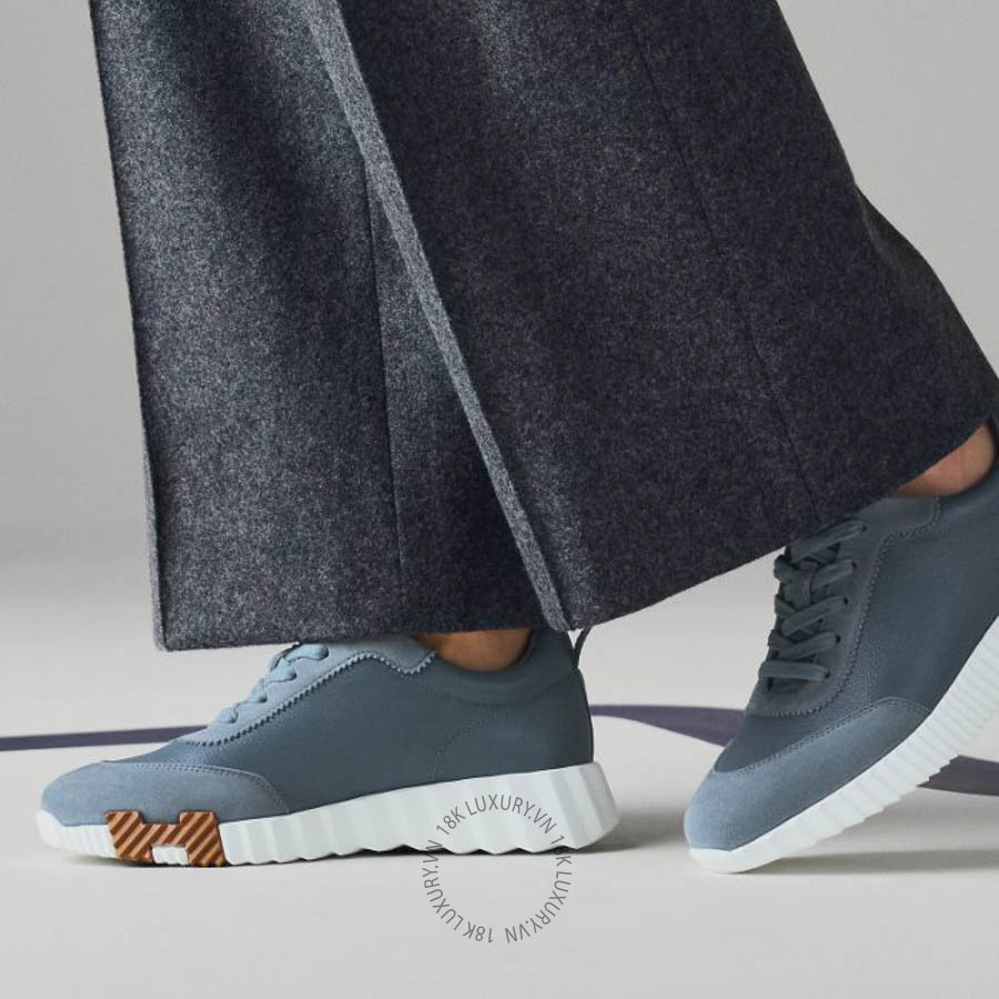 Giày thể thao Hermes Bouncing sneaker Bleu Mer H221176Z 25340 MHM522