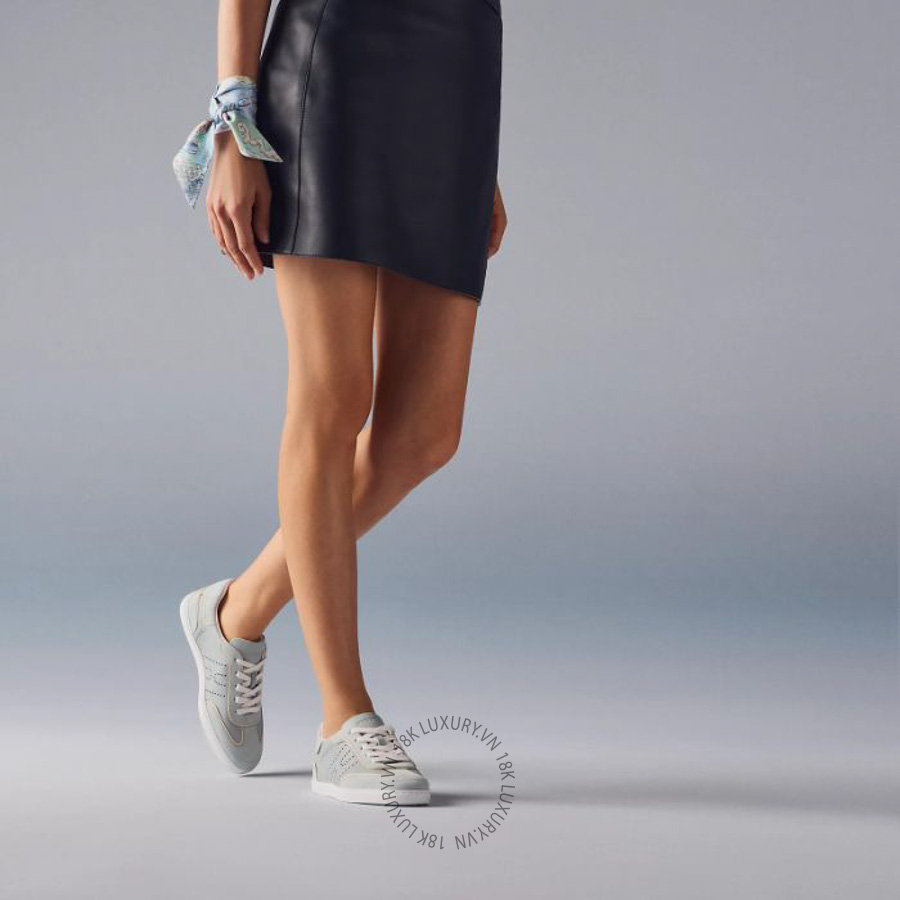 Giày thể thao Hermes Match sneaker Bleu Glacier / Beige Glaise H261030Z 18360 MHM514