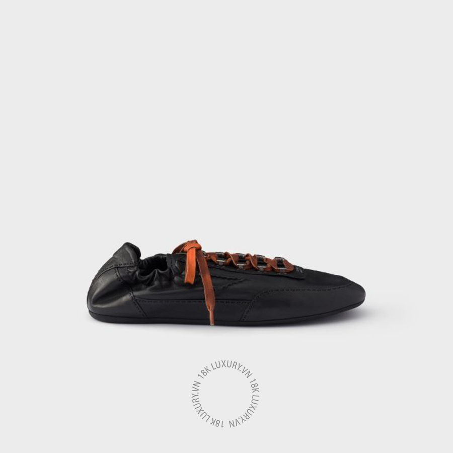 Giày thể thao Prada Collapse antiqued nappa leather with hooks 2EE490_2HKD_F0002_F_G000 NGPR128