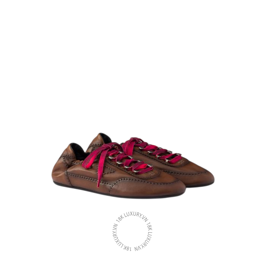 Giày thể thao Prada Collapse antiqued nappa leather with hooks 2EE490_2HKD_F0316_F_G000 NGPR005
