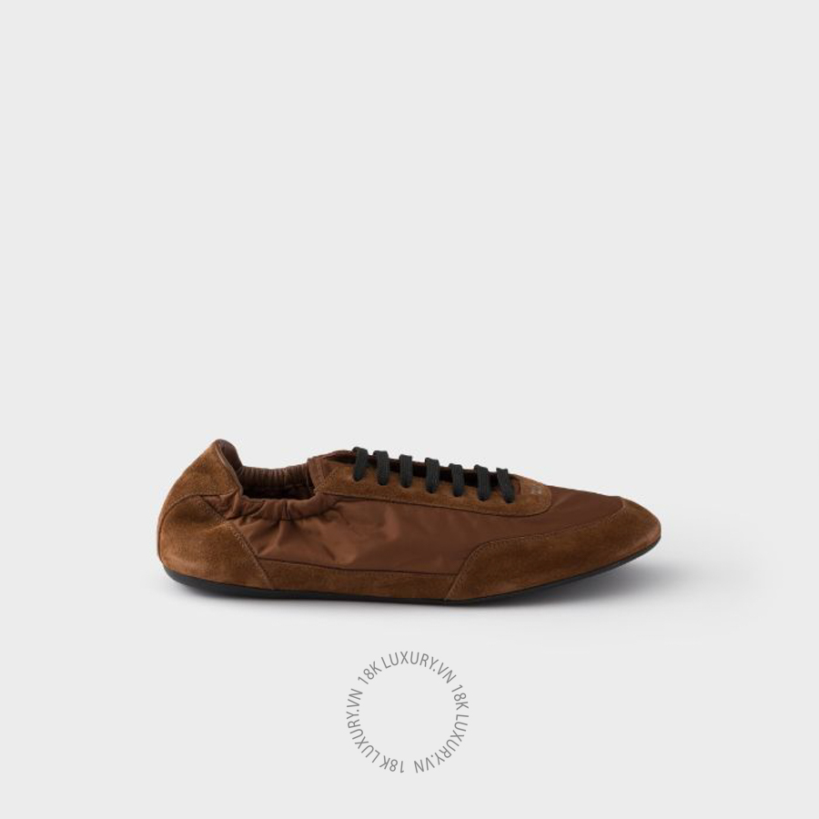 Giày thể thao Prada Collapse Re-Nylon and suede elasticized 2EG479_D7C_F0BW5_F_G001 NGPR052