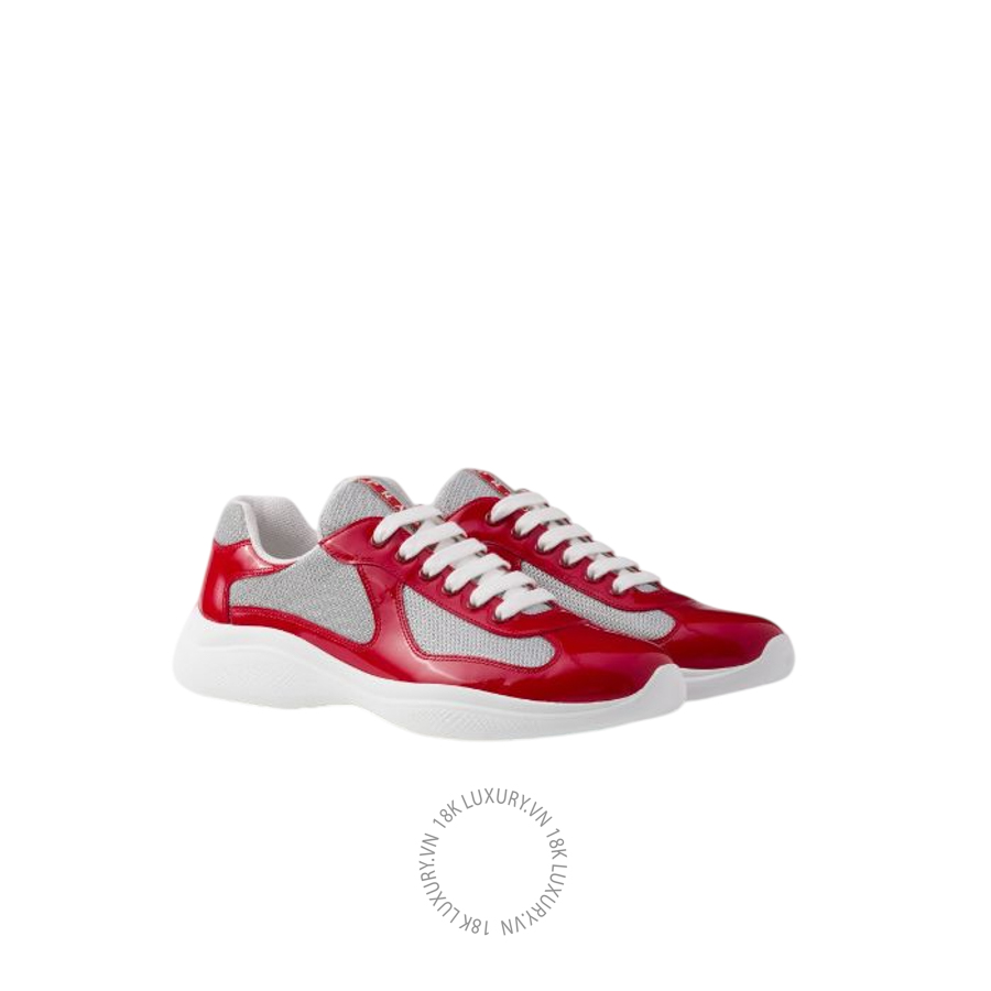 Giày thể thao Prada Patent leather and technical fabric America's Cup 4E3400_ASZ_F0F5C_F_G000 NGPR018