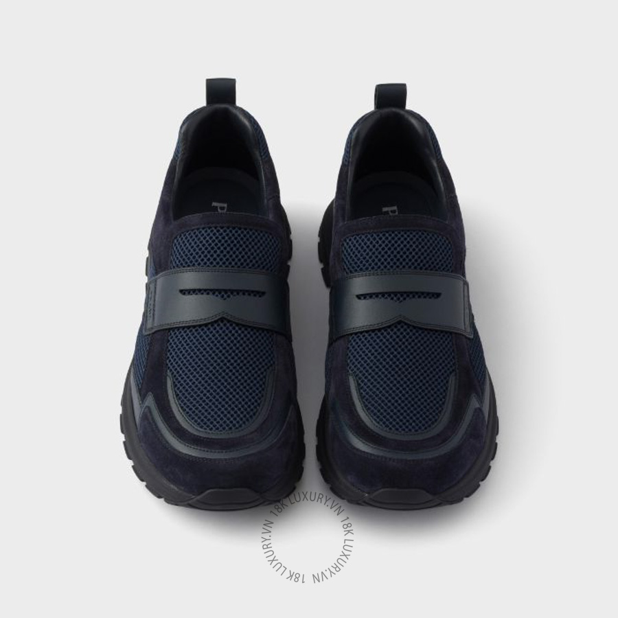 Giày thể thao Prada Prax mesh fabric and leather loafers 2DE163_3ZM0_F0008_F_G000 NGPR074 15 Giày thể thao Prada Prax mesh fabric and leather loafers 2DE163_3ZM0_F0008_F_G000 NGPR074