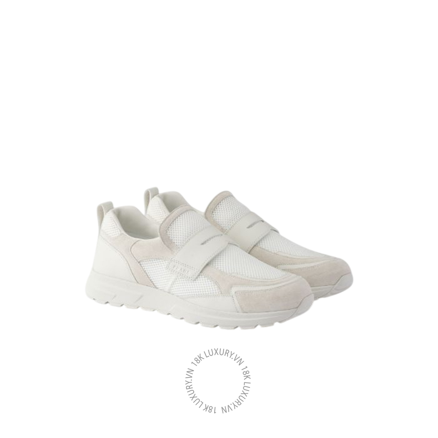 Giày thể thao Prada Prax mesh fabric and leather loafers 2DE163_3ZM0_F0009_F_G000 NGPR073