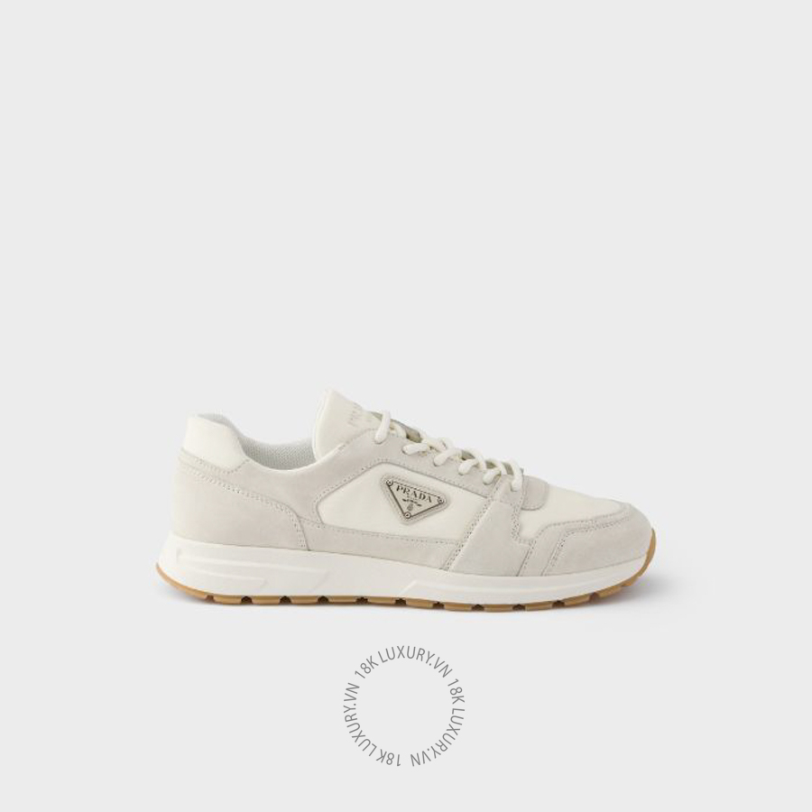 Giày thể thao Prada Prax suede and Re-Nylon 2EE479_3ANK_F0001_F_G000 NGPR090