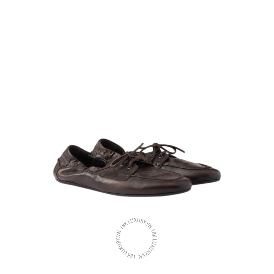 Giày thể thao Prada Shuffle antiqued leather laced shoes 2EG504_7V6_F0003_F_G012 NGPR143