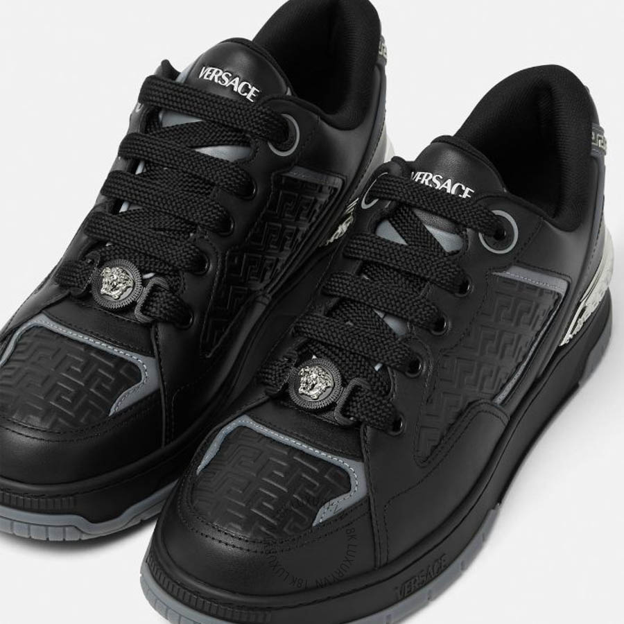 Giày Thể Thao Versace Biggie Basket Leather Sneakers 1020593-1A14615_1B00P VSC377 13 Giày Thể Thao Versace Biggie Basket Leather Sneakers 1020593-1A14615_1B00P VSC377