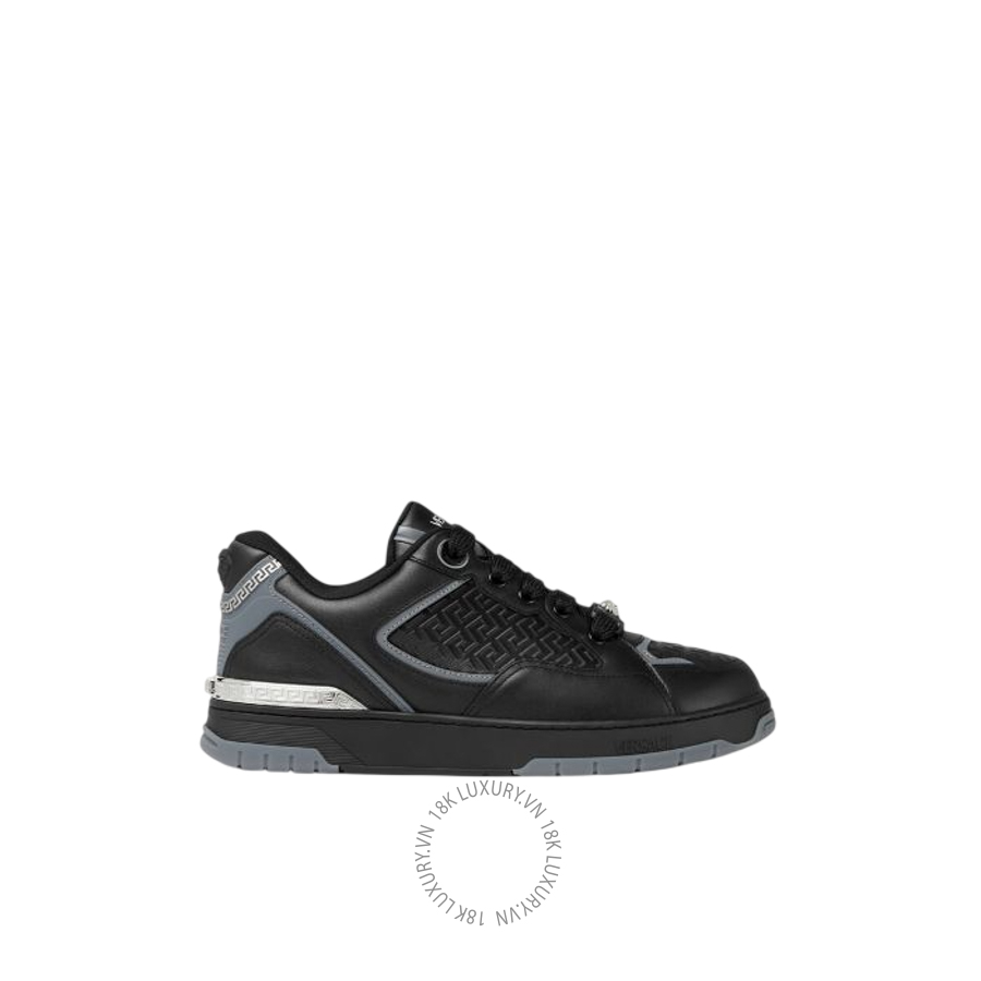 Giày Thể Thao Versace Biggie Basket Leather Sneakers 1020593-1A14615_1B00P VSC377