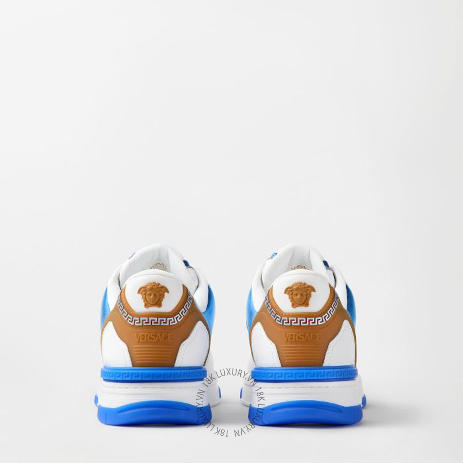 Giày Thể Thao Versace Biggie Basket Leather Sneakers 1025655-1A18959_2WM3J VSC384 16 Giày Thể Thao Versace Biggie Basket Leather Sneakers 1025655-1A18959_2WM3J VSC384