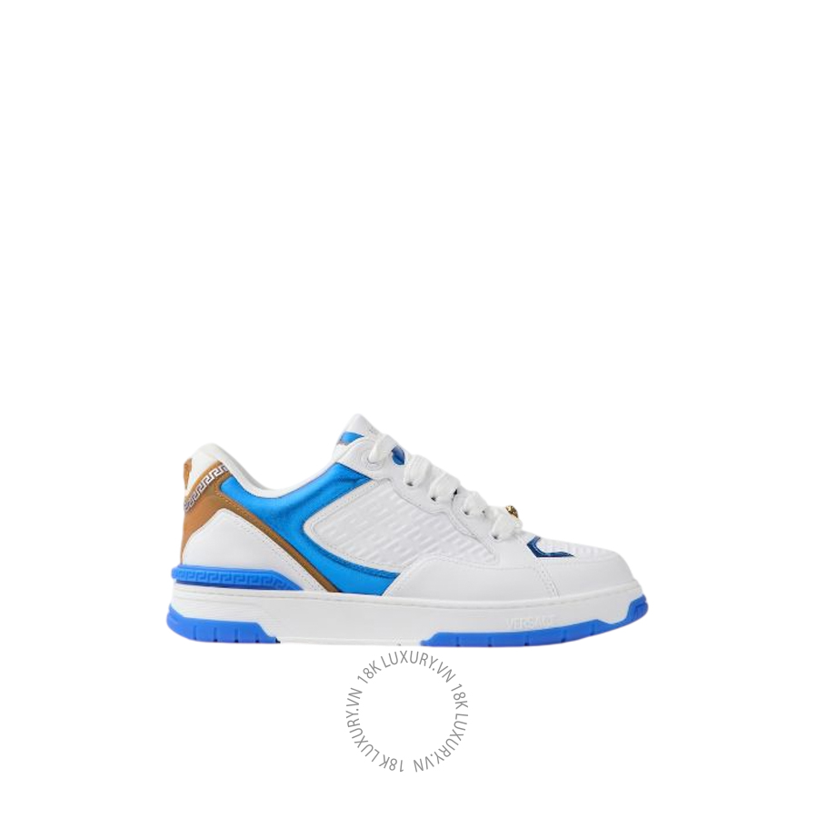Giày Thể Thao Versace Biggie Basket Leather Sneakers 1025655-1A18959_2WM3J VSC384