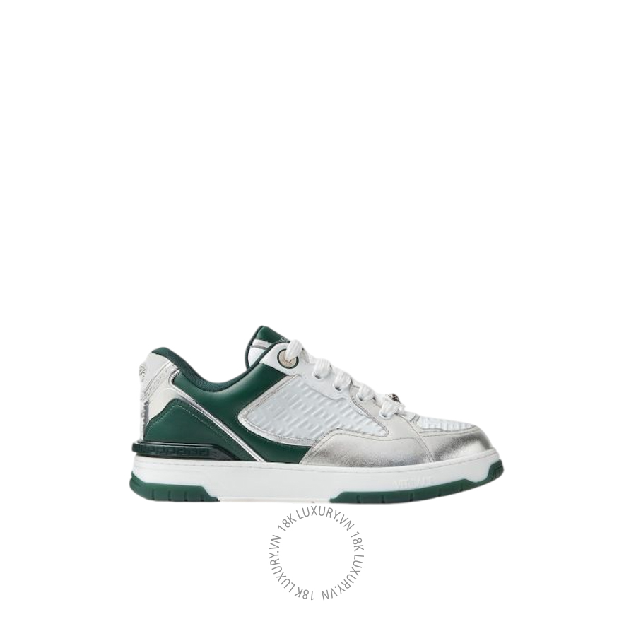 Giày Thể Thao Versace Biggie Basket Metallic Nappa Sneakers 1025655-1A19157_6EE0K VSC379
