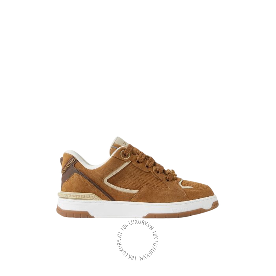 Giày Thể Thao Versace Biggie Basket Suede Sneakers 1025655-1A18539_6N76J VSC369