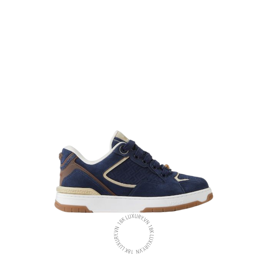 Giày Thể Thao Versace Biggie Basket Suede Sneakers 1025655-1A18539_6UI1J VSC376