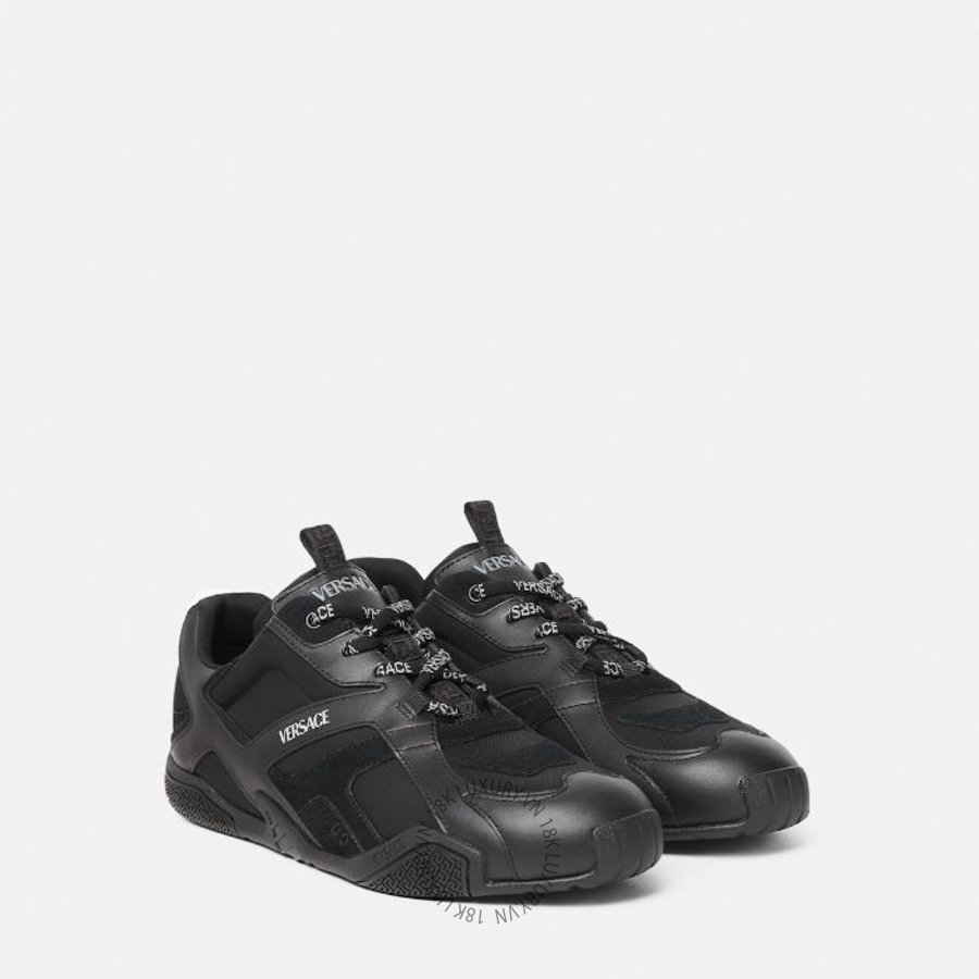 Giày Thể Thao Versace Galaxia Leather Sneakers 1017878-1A12892_1B000 VSC361