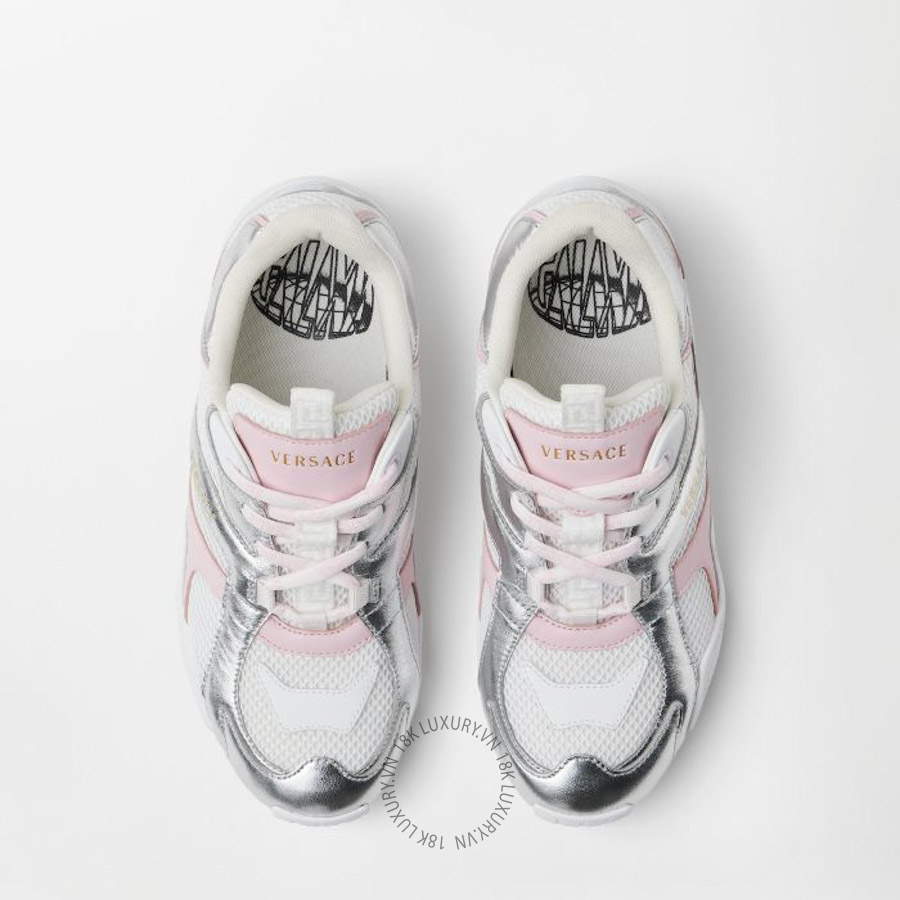 Giày Thể Thao Versace Galaxia Metallic Sneakers 1019007-1A19154_6ED70 VSC335