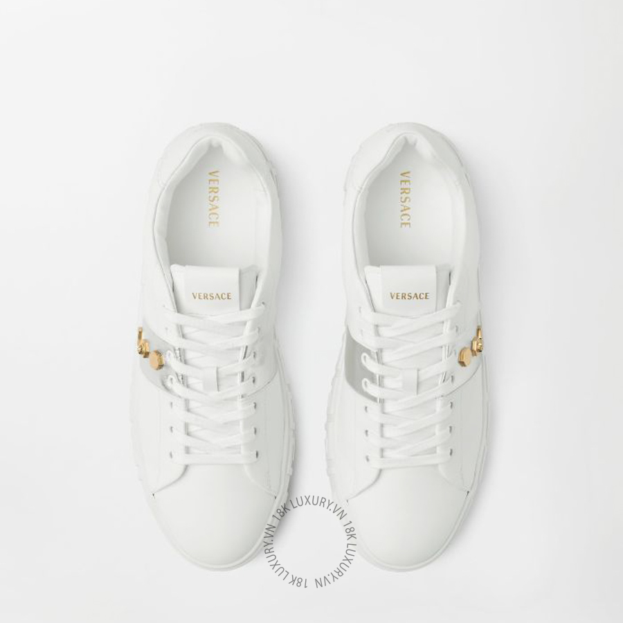 Giày Thể Thao Versace Greca Embellished Sneakers 1024206-1A19224_2W27G VSC387