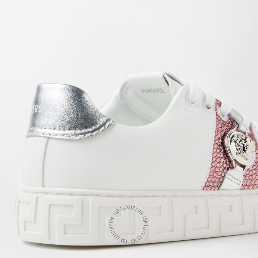 Giày Thể Thao Versace Greca Embellished Sneakers 1024653-1A19215_6WP4P VSC271 15 Giày Thể Thao Versace Greca Embellished Sneakers 1024653-1A19215_6WP4P VSC271