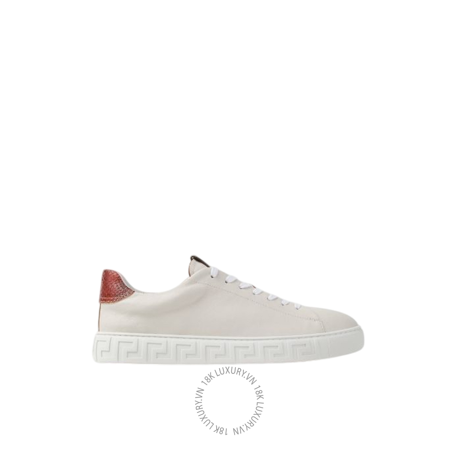 Giày Thể Thao Versace Greca Leather Sneakers 1024206-1A17777_6WM70 VSC392