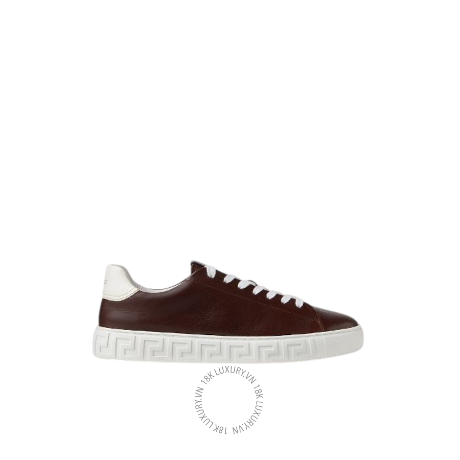 Giày Thể Thao Versace Greca Leather Sneakers 1024206-1A18384_2NJ60 VSC393