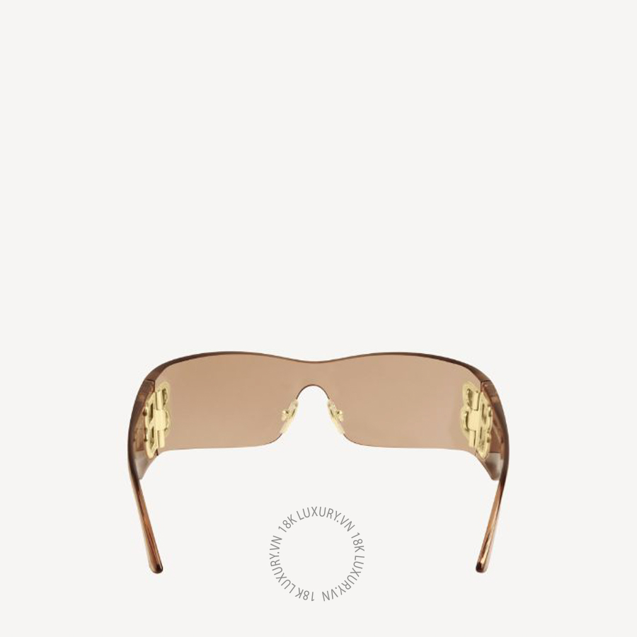 Kính Balenciaga Bossy Mask Sunglasses in Light Brown 794333T00039727 BCA223