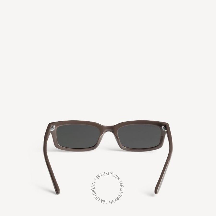 Kính Balenciaga Daily Rectangle Sunglasses in Taupe 870675T00391541 BCA218