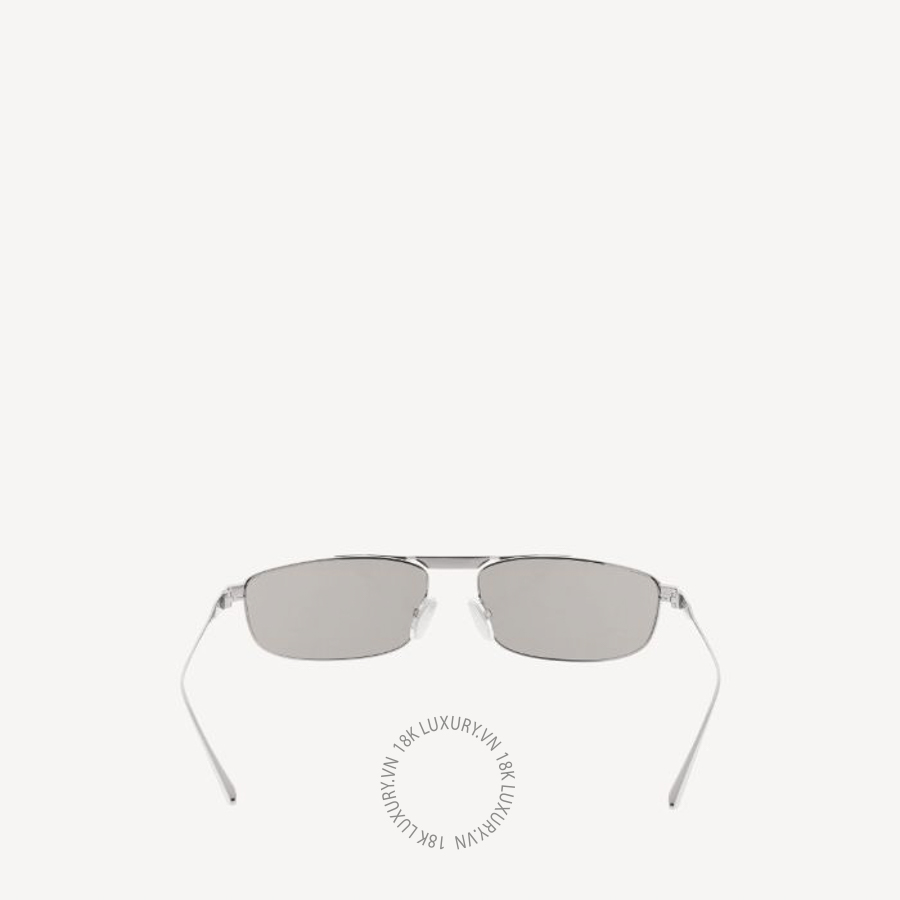 Kính Balenciaga Tag 3.0 Rectangle Sunglasses in Light Grey 830326T00051732 BCA247