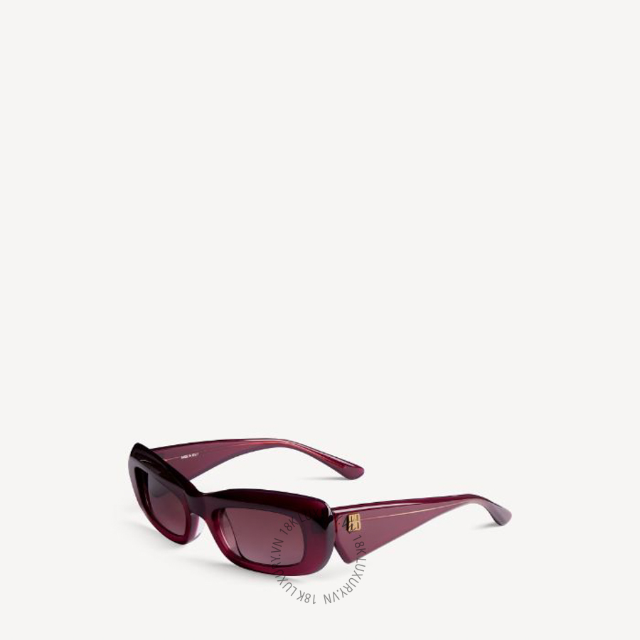 Kính Balenciaga Women's Diva Rectangle Sunglasses in Dark Burgundy 870629T00396016 BCA162 13 Kính Balenciaga Women's Diva Rectangle Sunglasses in Dark Burgundy 870629T00396016 BCA162