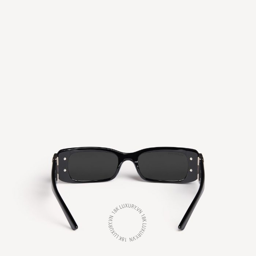 Kính Balenciaga Women's Dynasty Rectangle Sunglasses in Black 621643T00391054 BCA160
