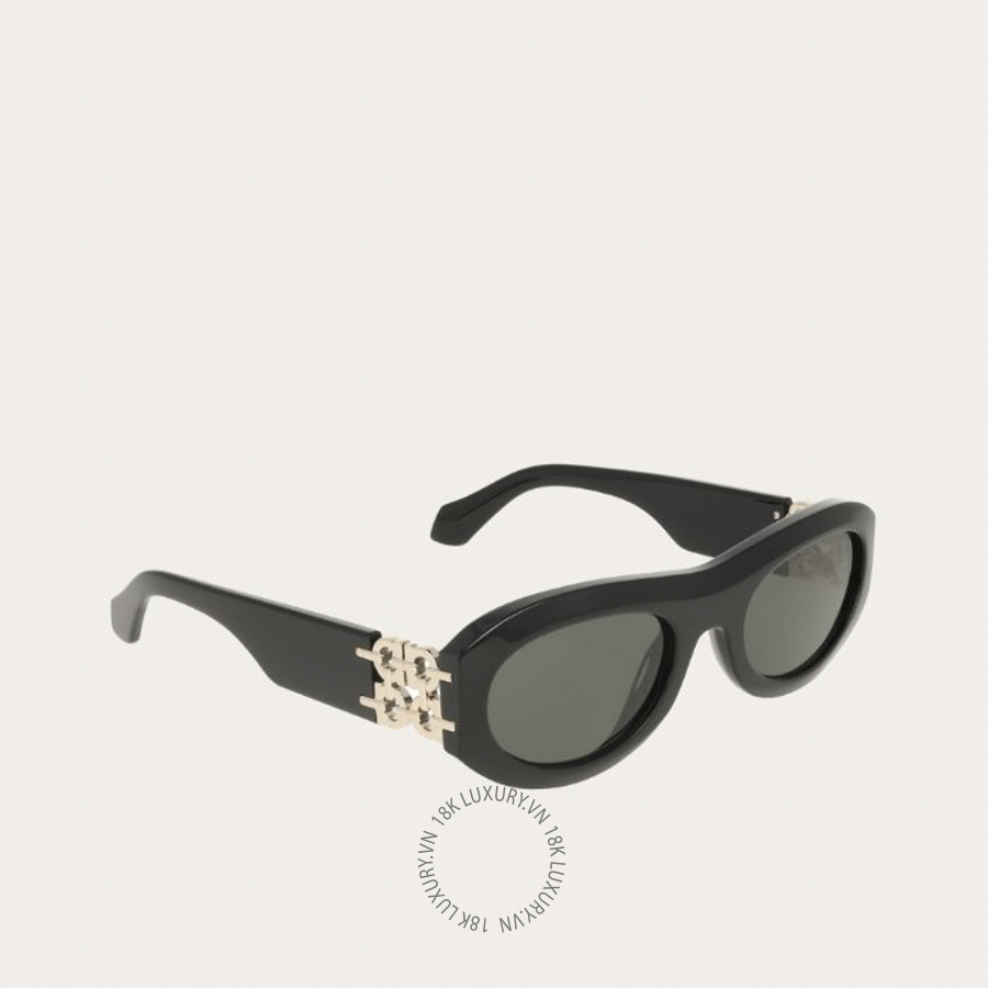 Kính mắt Salvatore Ferragamo Oval frame black 51H082791539 CHRG077
