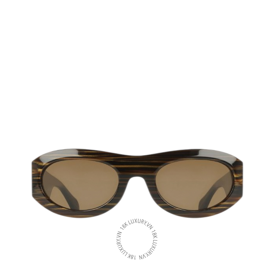 Kính mắt Salvatore Ferragamo Oval frame tiger eye 51H082791540 CHRG076