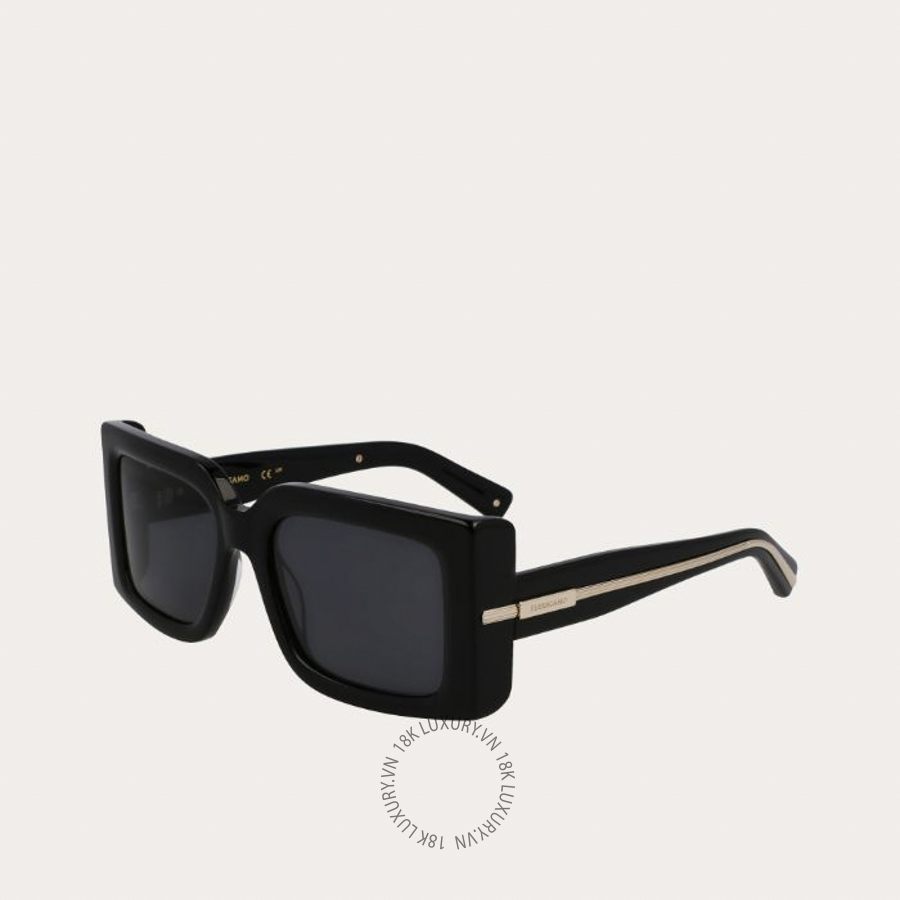 Kính mắt Salvatore Ferragamo Rectangular frame black/grey 51H032782093 CHRG080