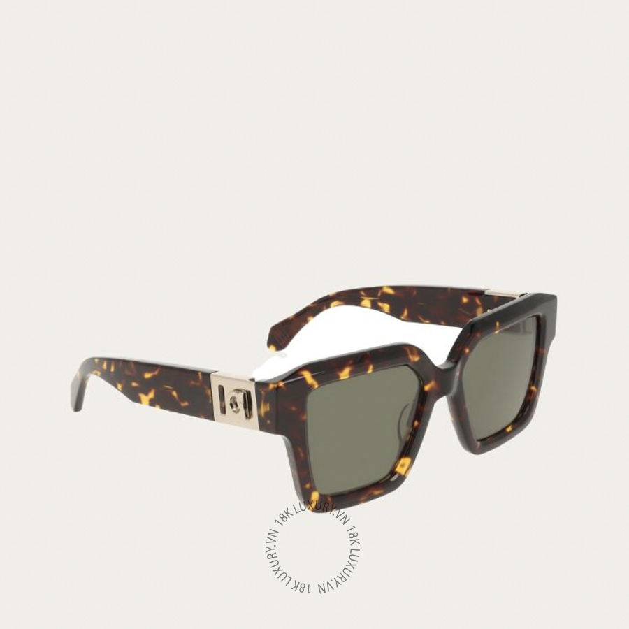 Kính mắt Salvatore Ferragamo Rectangular frame dark tortoise shell 51H084791552 CHRG067