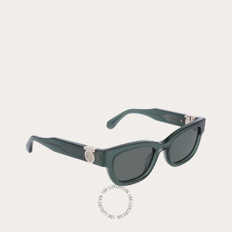 Kính mắt Salvatore Ferragamo Rectangular frame transparent green 51H067786645 CHRG086