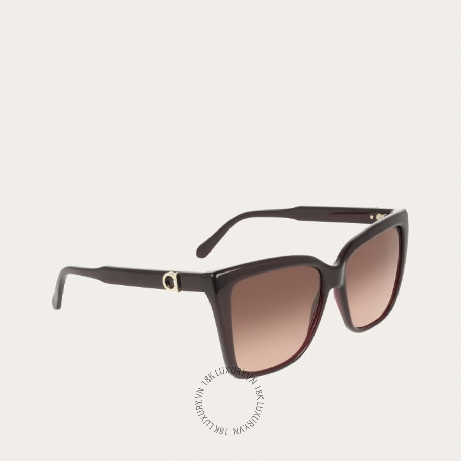 Kính mắt Salvatore Ferragamo Rectangular frame transparent wine 51H085791599 CHRG071