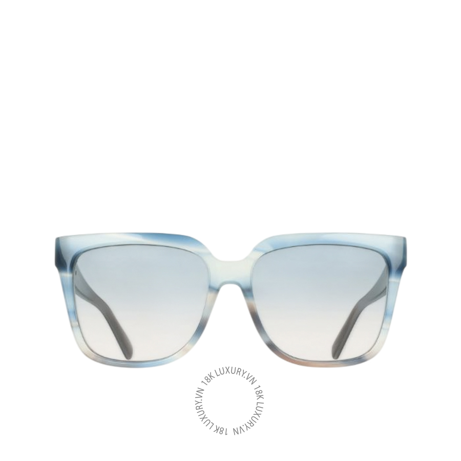 Kính mắt Salvatore Ferragamo Square frame striped sand blue 51H109795847 CHRG060