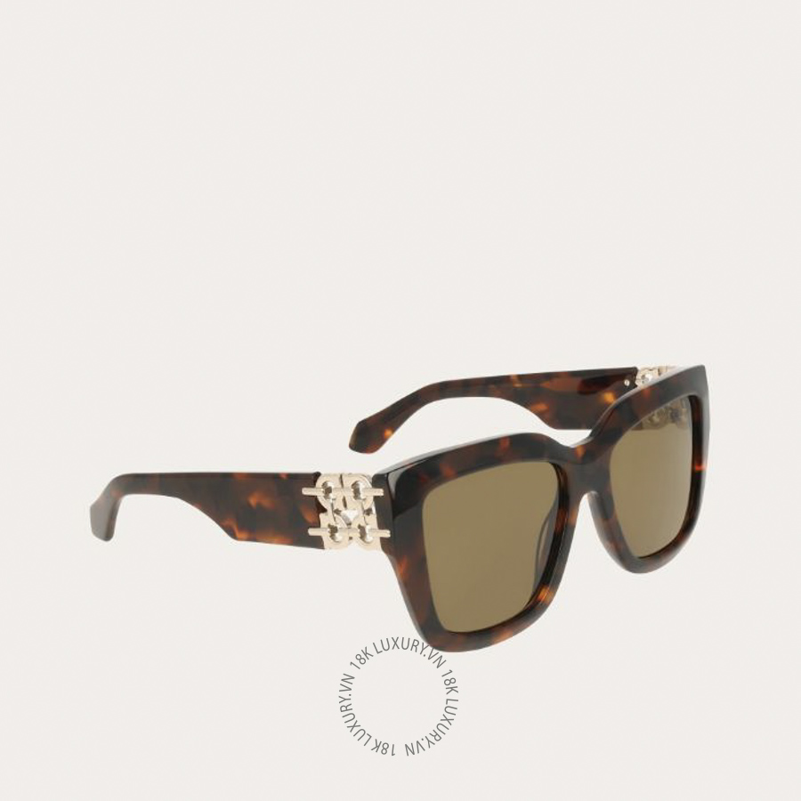 Kính mắt Salvatore Ferragamo Square frame tortoise shell 51H083791549 CHRG072