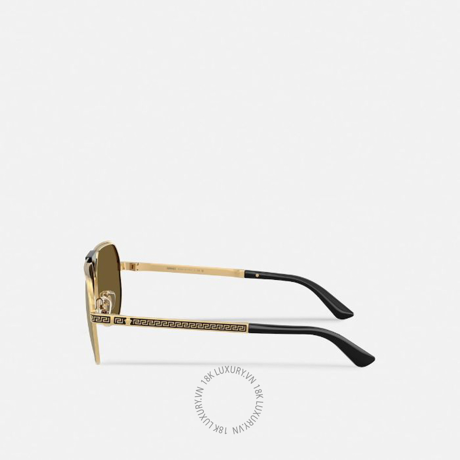 Kính Versace Nam Greca Flow Navigator Sunglasses O2294-O10025A61_RTU_TU_ONUL VSC573