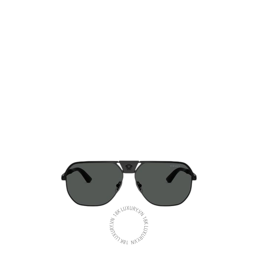 Kính Versace Nam Greca Flow Navigator Sunglasses O2294-O12618761_RTU_TU_ONUL VSC576