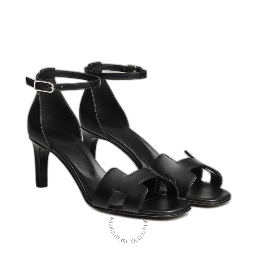 Sandal Cao Gót Hermes Joy 70 sandal Noir H242118Z 02350 MHM480
