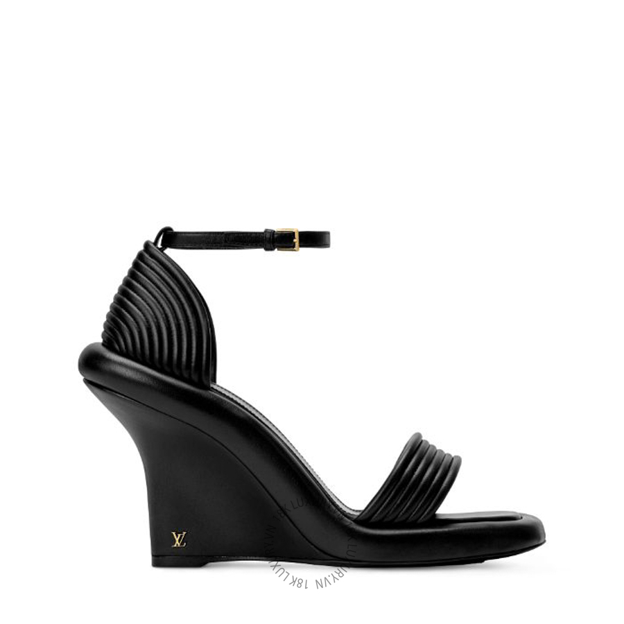Sandal cao gót Louis Vuitton Loundge Wedge 1AKGZ6 NGLV471