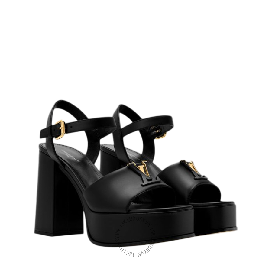 Sandal cao gót LV Mare Platform 1AK48G NGLV452