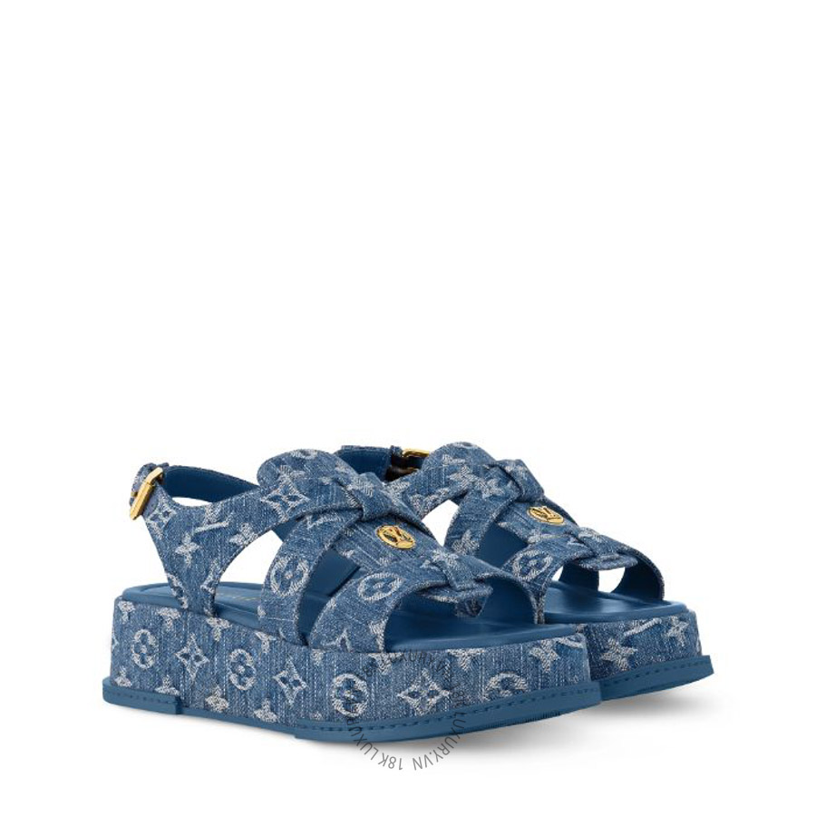 Sandal Louis Vuitton Maya Flatform Sandals 1AGMJP NGLV425